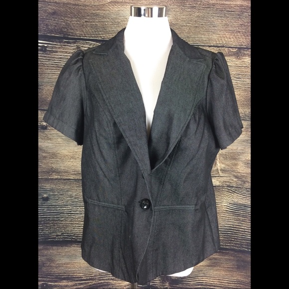 short sleeve suit jacket plus size